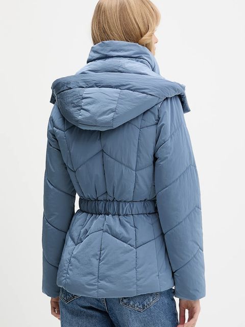 Desigual kurtka LYN kolor niebieski zimowa 25WWEW60