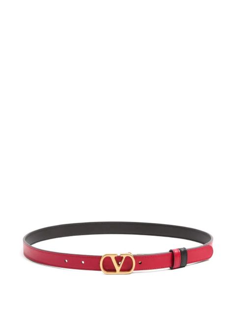 Valentino Garavani VLogo Signature reversible belt - Black