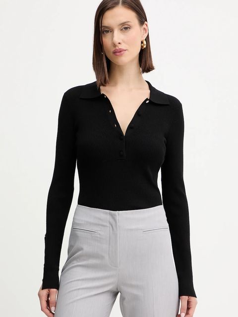 Liu Jo sweter damski kolor czarny lekki MF5263 MS99E - zdjęcie produktu nr 1