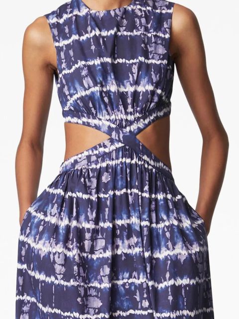 Altuzarra Ashima tie-dye maxi dress - Blue