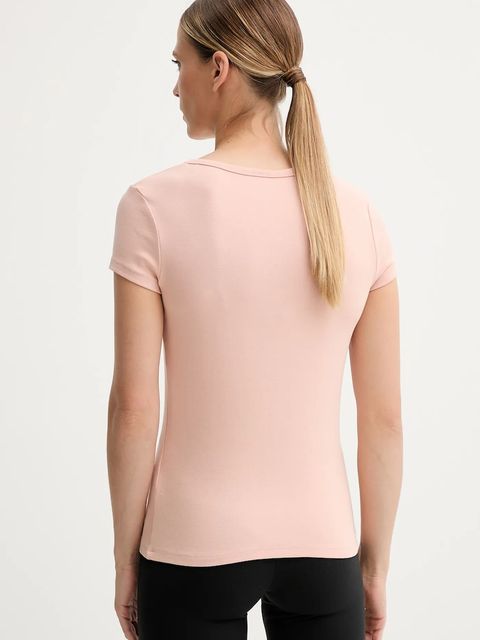 Guess t-shirt KIARA damski kolor pomarańczowy V4BI16 KCIV1