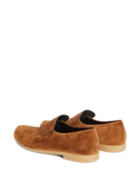 Jil Sander suede loafers - Brown