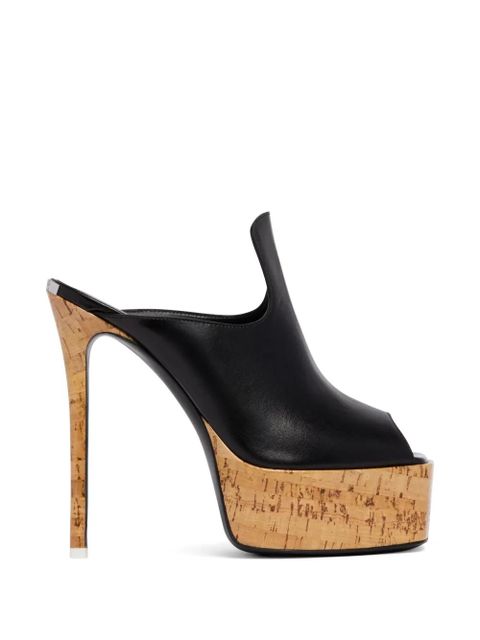 The Attico Irmelin platform sandals - Black - zdjęcie produktu nr 1