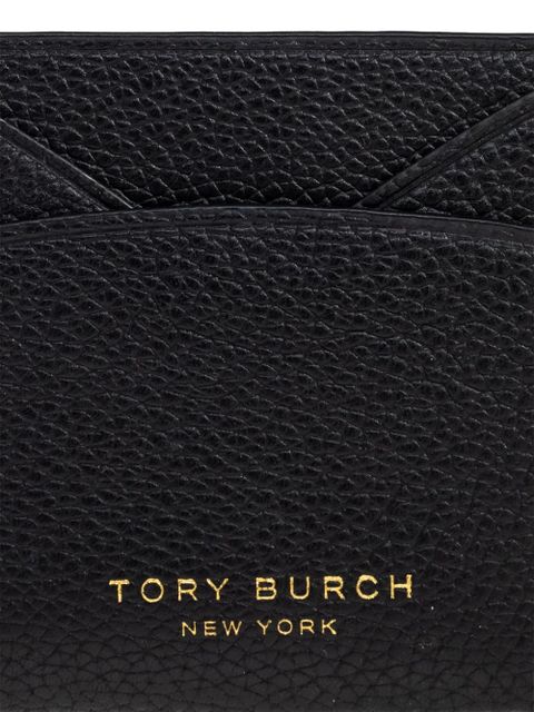 Tory Burch Romy leather card holder - Black