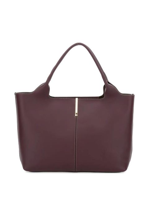 Tod's top-handle leather tote bag - Brown - zdjęcie produktu nr 1