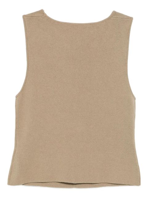 Aya Muse cowl-neck tank top - Neutrals - zdjęcie produktu nr 2