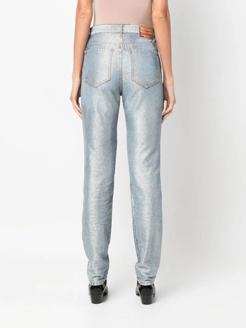 Diesel high-rise slim-fit jeans - Blue