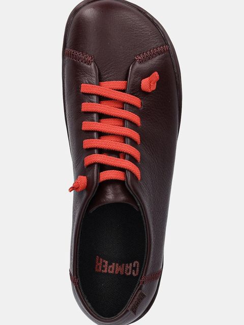 Camper sneakersy skórzane Peu Cami damskie kolor bordowy K200514-064