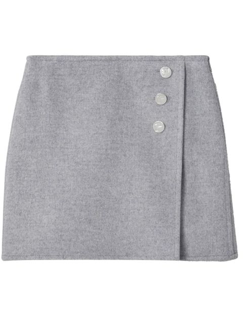 Tory Burch T Monogram mini skirt - Grey - zdjęcie produktu nr 1