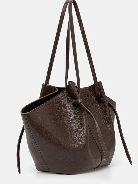 Yuzefi torebka skórzana LARGE MOCHI kolor brązowy YUZCO-HB-LM-L038 - zdjęcie produktu nr 2