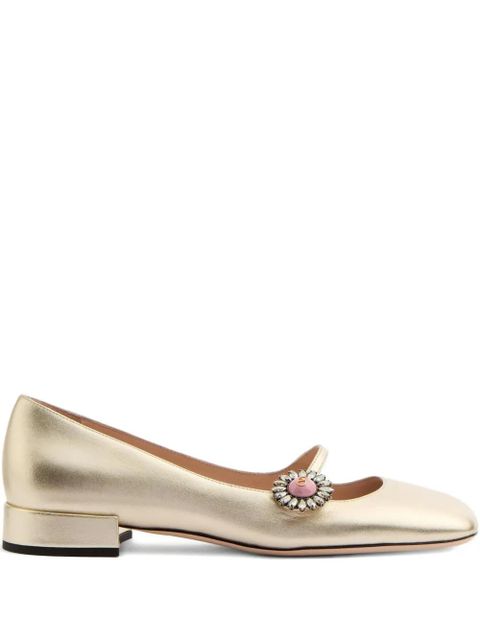 Valentino Garavani 20mm Mary Jane ballerina shoes - Gold - zdjęcie produktu nr 1