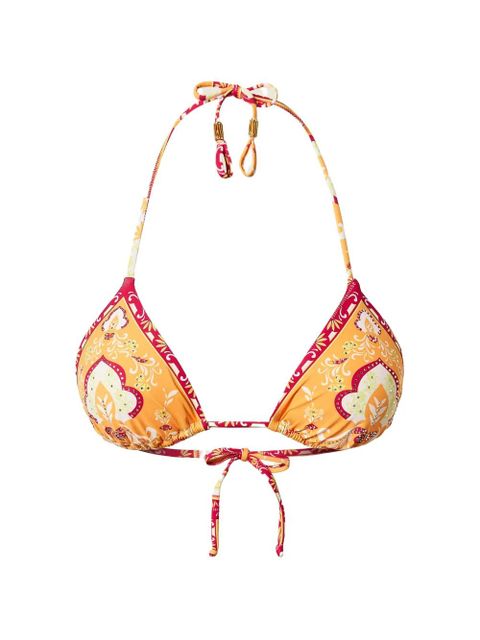 TWINSET printed bikini top - Orange - zdjęcie produktu nr 1