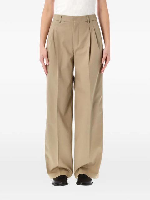 AMI Paris pleated trousers - Neutrals - zdjęcie produktu nr 1