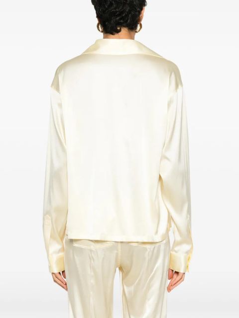 TOM FORD V-neck shirt - Yellow