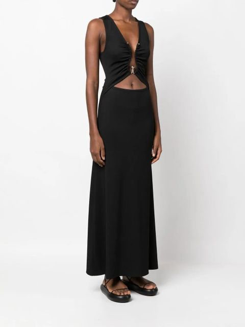 Christopher Esber Polar Orbit cut-out maxi dress - Black