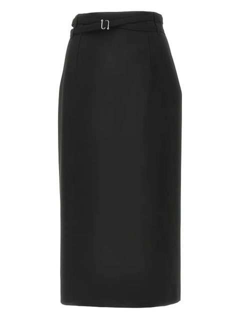 Sportmax belt midi skirt - Blue - zdjęcie produktu nr 1