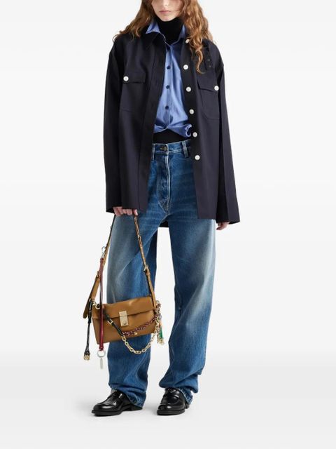 Prada small Soft Sound leather shoulder bag - Brown - zdjęcie produktu nr 2