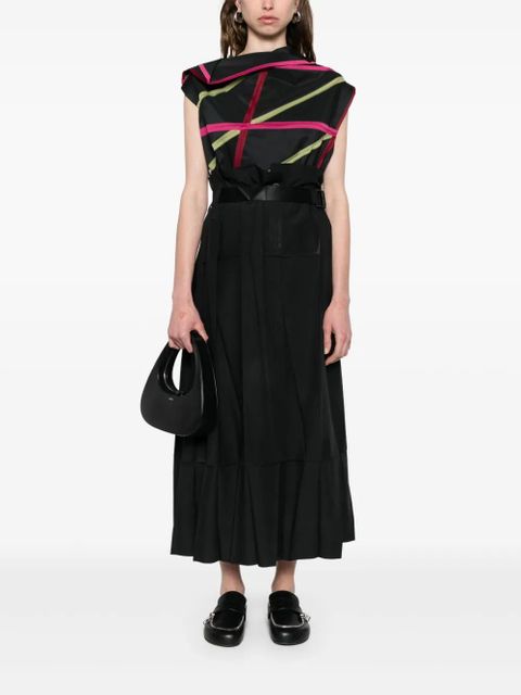 132 5. Issey Miyake pleated skirt - Black - zdjęcie produktu nr 2