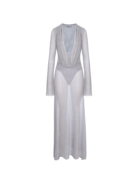 MANURÍ Suki maxi dress - Silver - zdjęcie produktu nr 1