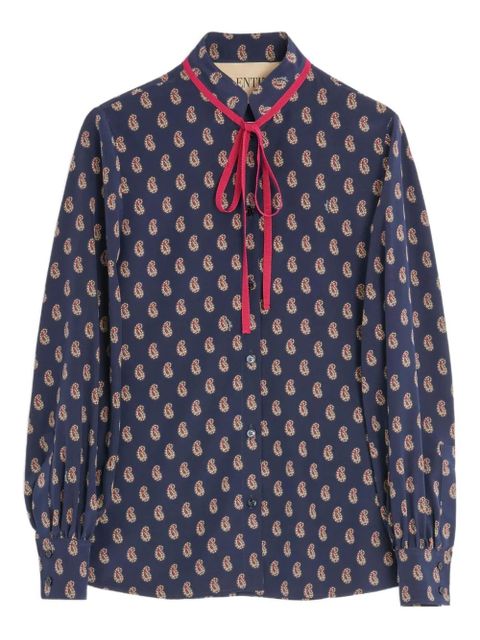 Valentino Garavani Voyage Imaginaire-print shirt - Blue - zdjęcie produktu nr 2