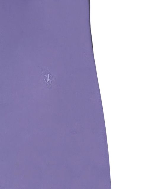 Jil Sander short-sleeved layered maxi dress - Purple