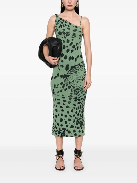 Nanushka Sigita midi dress - Green - zdjęcie produktu nr 2
