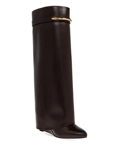 Givenchy point-toe gold-tone boots - Brown - zdjęcie produktu nr 2