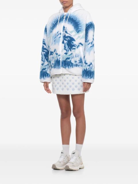 Casablanca graphic-print hoodie - White