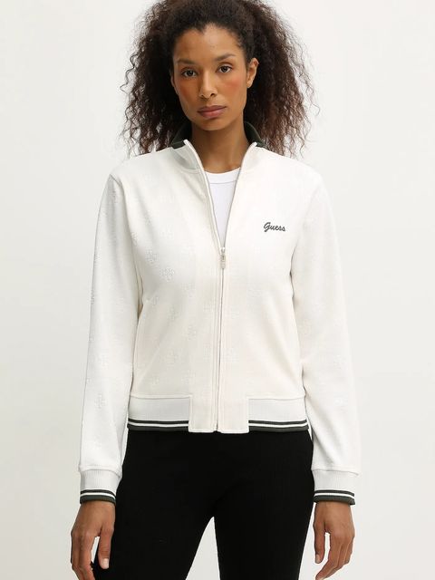 Guess bluza PAULINA damska kolor beżowy wzorzysta V5BQ01 K1902 - zdjęcie produktu nr 1