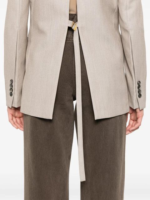AMI Paris double-breasted blazer - Neutrals