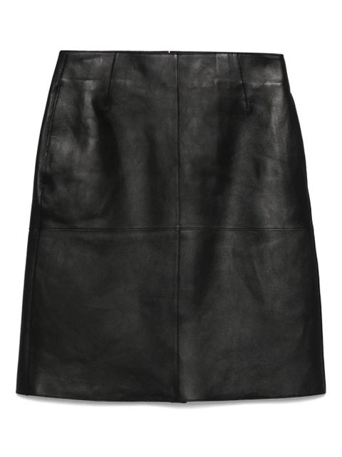 TOTEME panelled leather midi skirt - Black - zdjęcie produktu nr 1