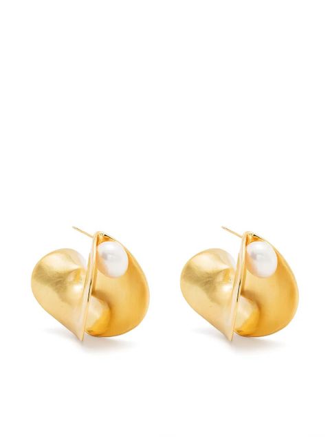 Cult Gaia Shira pearl-detail earring - Gold - zdjęcie produktu nr 1