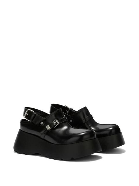 GANNI buckled mules - Black