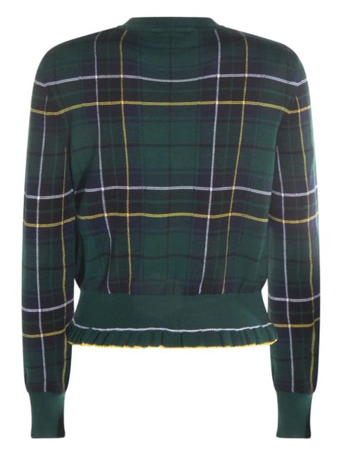Alexander McQueen plaid sweater - Green