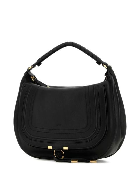 Chloé Marcie leather shoulder bag - Black