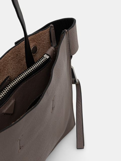 AllSaints torebka zamszowa MARLO