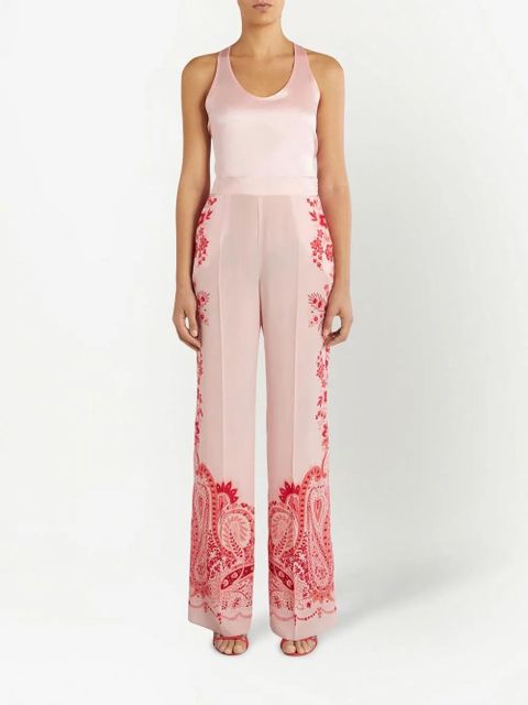 ETRO paisley-print silk trousers - Orange - zdjęcie produktu nr 2