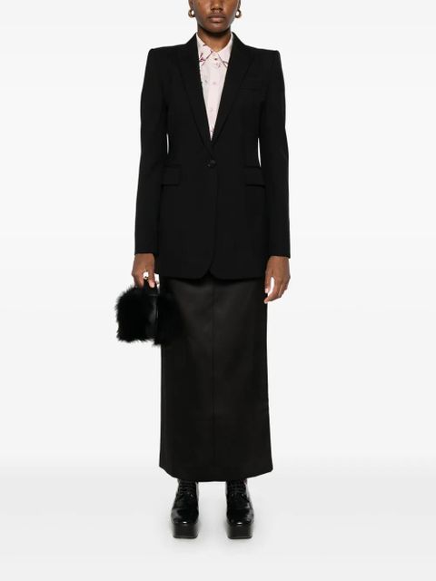 Alexander McQueen stacked blazer - Black - zdjęcie produktu nr 2