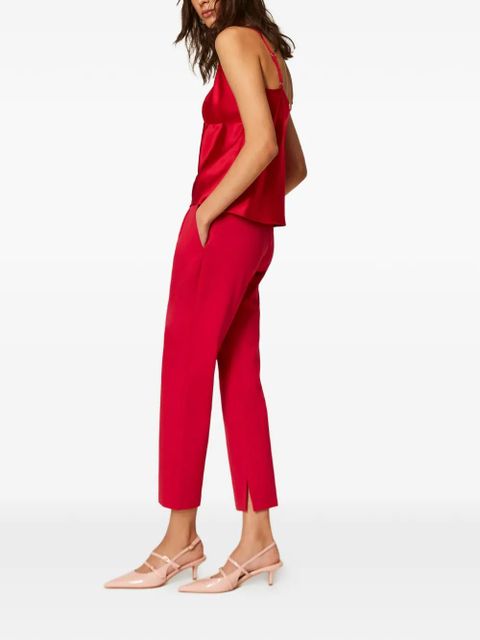 TWINSET slits cigarette trousers - Red - zdjęcie produktu nr 2