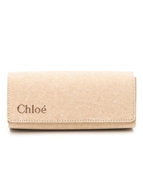 Chloé Eyewear tortoiseshell-effect round-frame sunglasses - Brown