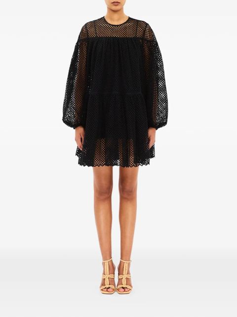 Ulla Johnson eyelet jaclyn dress - Black - zdjęcie produktu nr 1