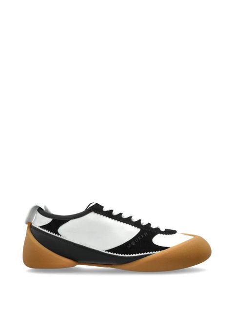 Alexander McQueen leather panelled sneakers - White - zdjęcie produktu nr 1