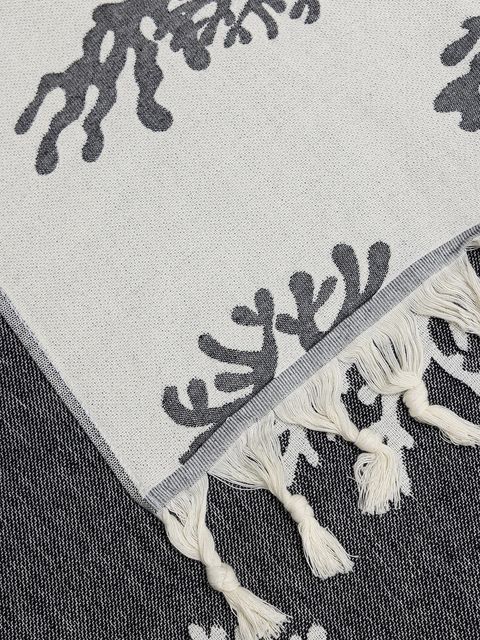 United Colors of Benetton ręcznik plażowy bawełniany kolor beżowy 665N1800T