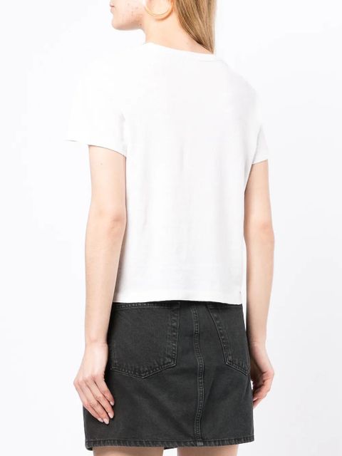 RE/DONE solid-colour crewneck T-shirt - White