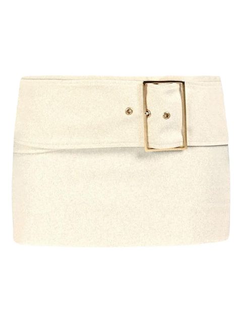 Rowen Rose buckle mini skirt - Neutrals - zdjęcie produktu nr 1