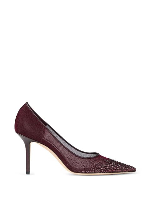 Jimmy Choo Love embellished pumps - Red - zdjęcie produktu nr 1