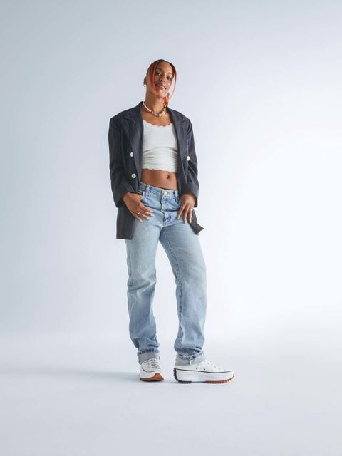 Converse Tenisówki Run Star Hike kolor biały 168817C-WHITE