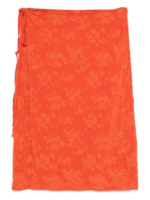SIR. Blanca midi skirt - Orange - zdjęcie produktu nr 1