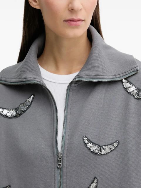Zadig&Voltaire zip track jacket - Grey