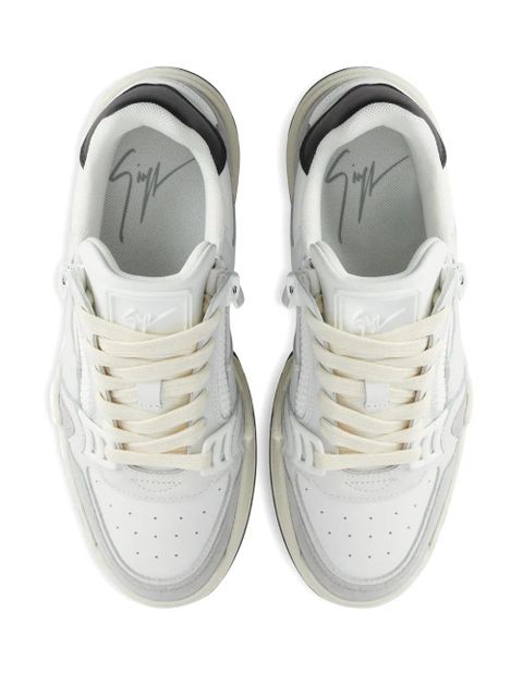 Giuseppe Zanotti Gz ghost zip-detail sneakers - White - zdjęcie produktu nr 2